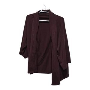Storq SoftKnit Maternity Robe Large Brown Belt Missing Small Stain